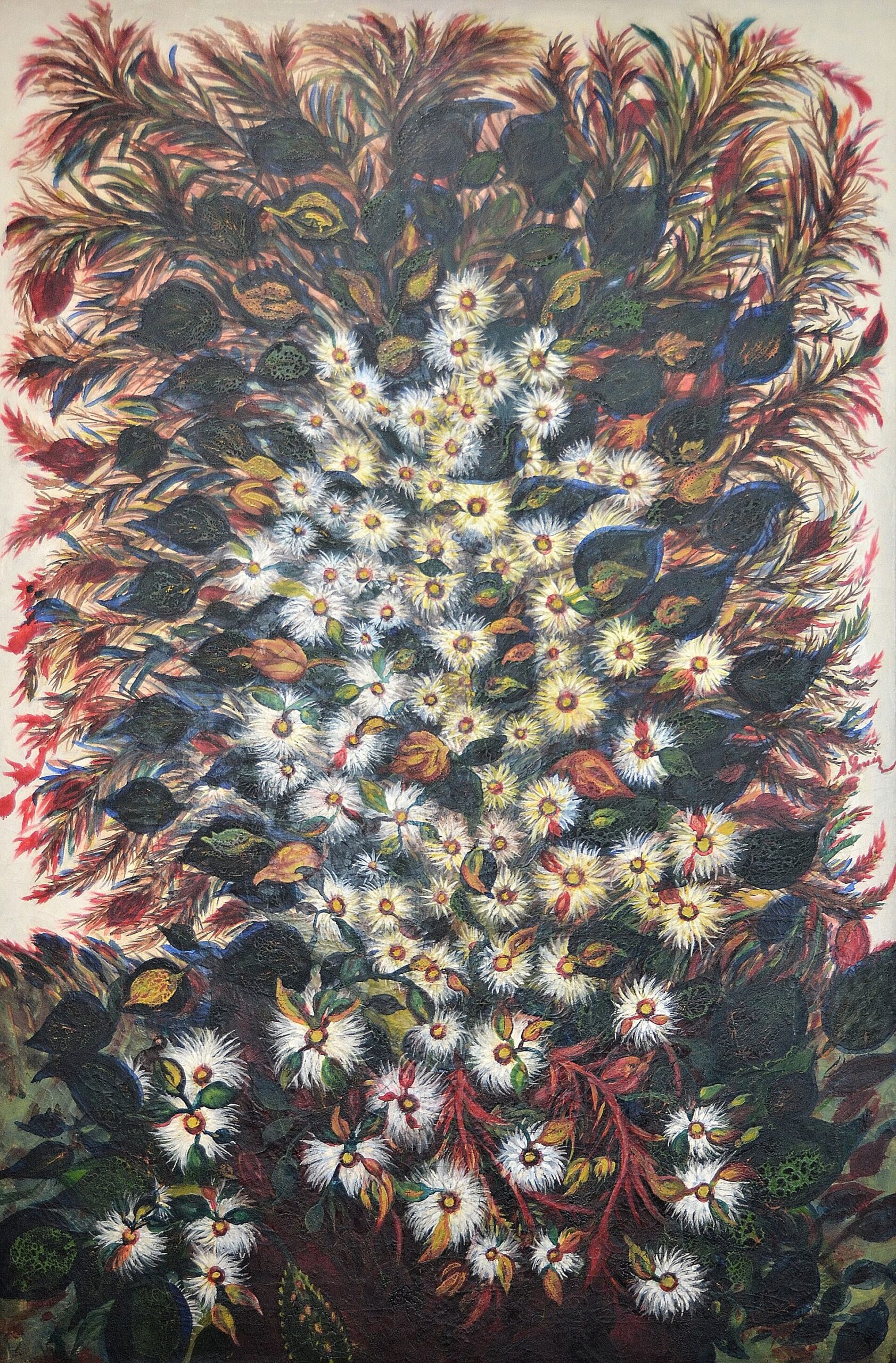 Séraphine Louis, Büyük Papatyalar (y. 1929-1930), Sanat ve Arkeoloji Müzesi, Senlis