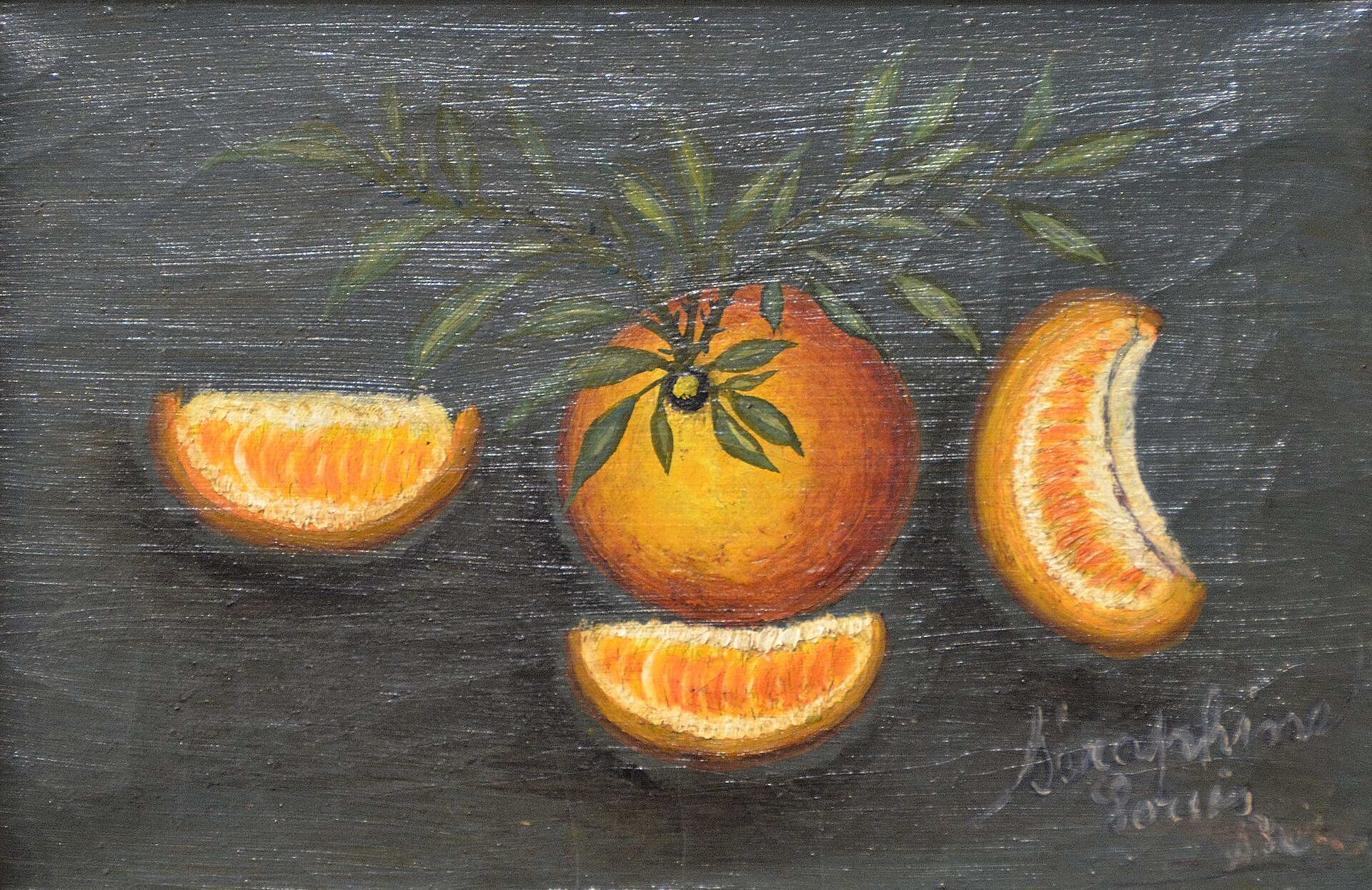 Séraphine Louis, Portakal ve Üç Portakal Dilimi (y. 1915), Sanat ve Arkeoloji Müzesi, Senlis