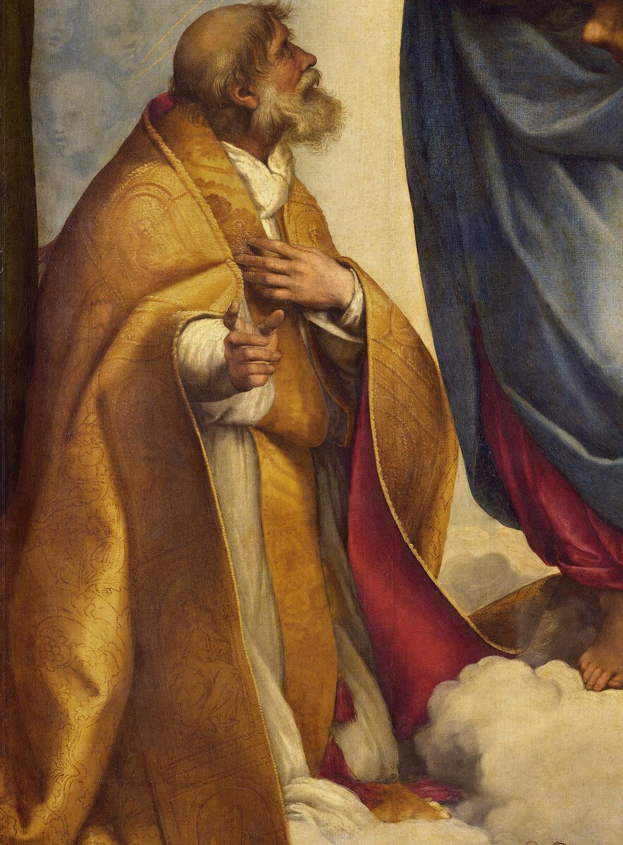 Sistine Madonnası'nda diz çökmüş Papa Aziz Sixtus
