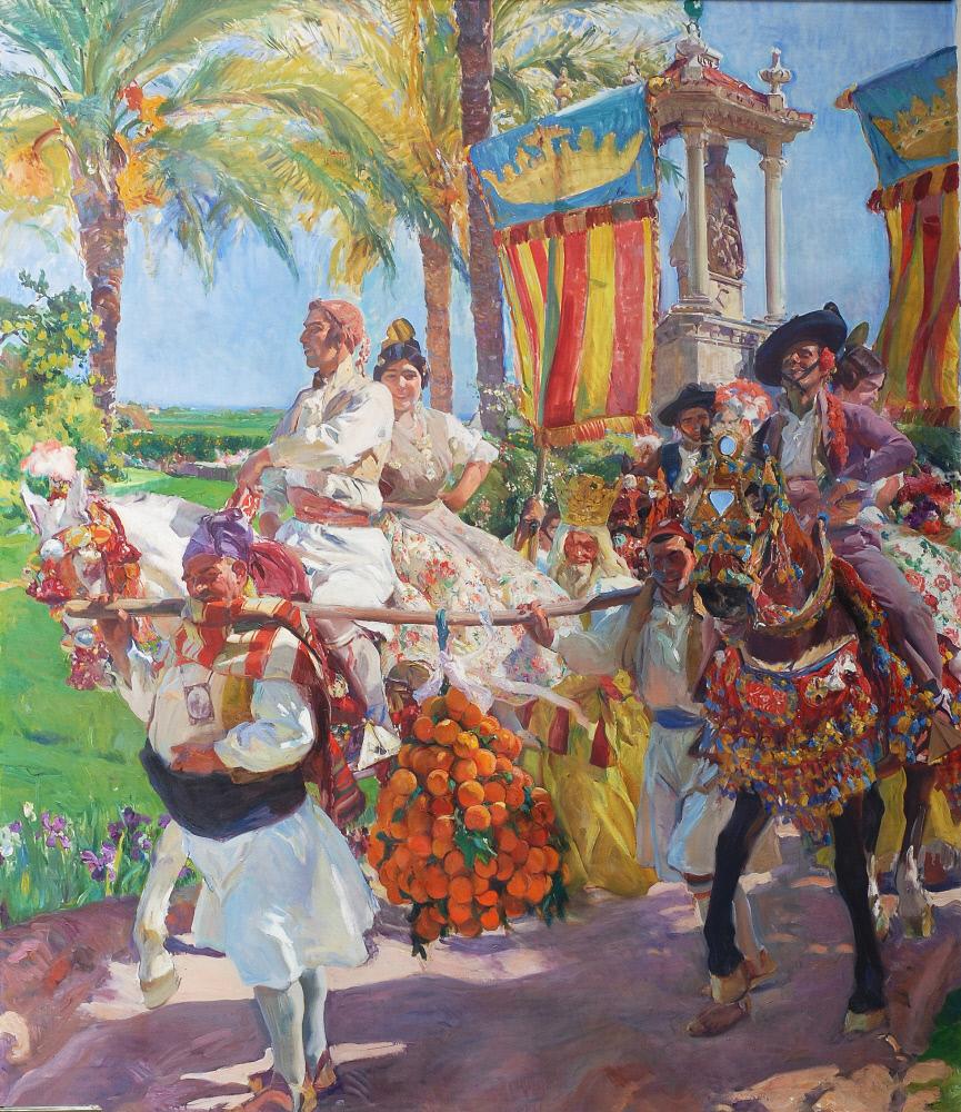Joaquin Sorolla'nın İspanya Vizyonu serisinden Valencia panosu, 1916