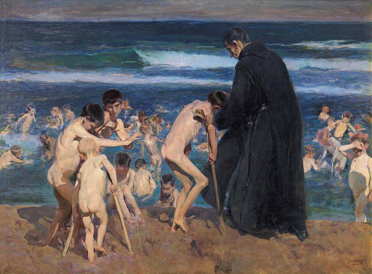 Joaquin Sorolla'nın Triste Miras! tablosu, 1899