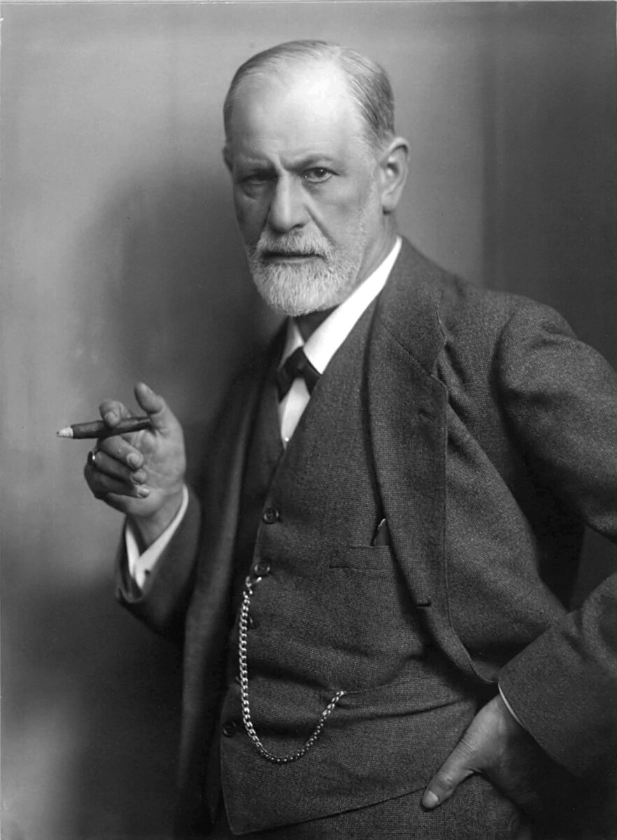 Sigmund Freud'un Max Halberstadt tarafından çekilmiş portresi, yaklaşık 1921