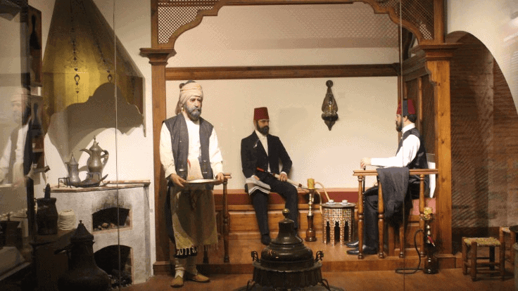 Anadolu'daki gündelik yaşamı anlatan etnografya bölümü canlandırması
