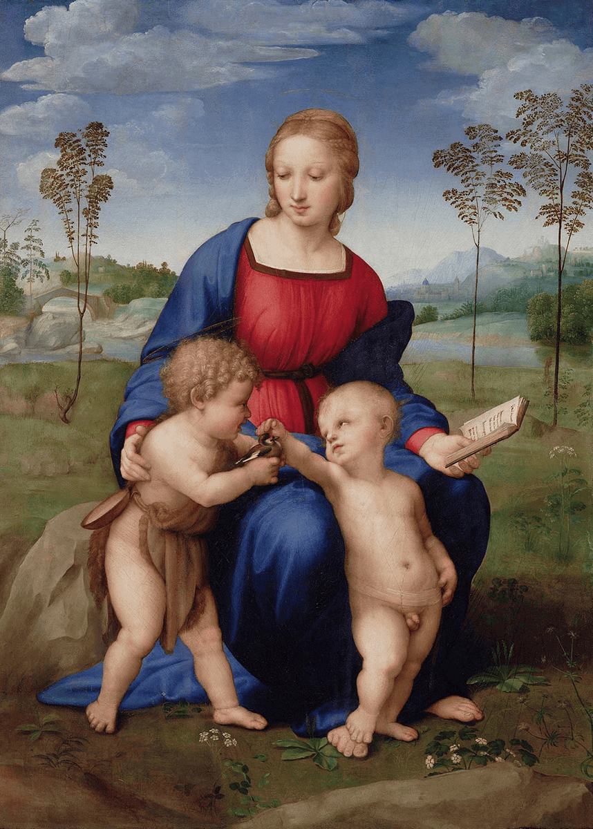 Raffaello — Saka Kuşlu Madonna