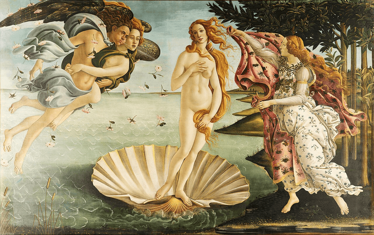 uffizi galerisi: Sandro Botticelli — Venüs'ün Doğuşu