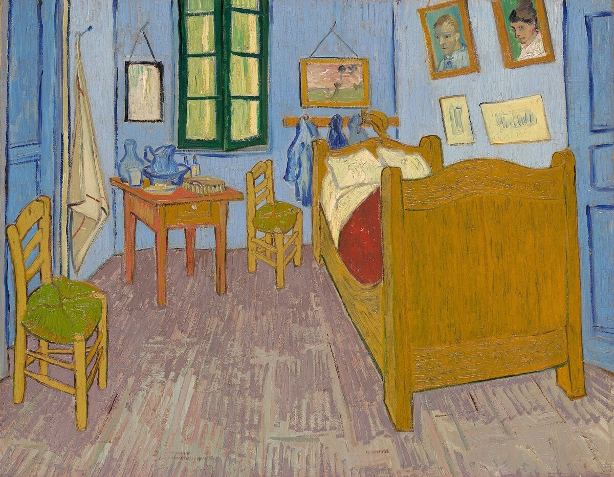 Van Gogh'un annesi için yaptığı küçük Yatak Odası versiyonu